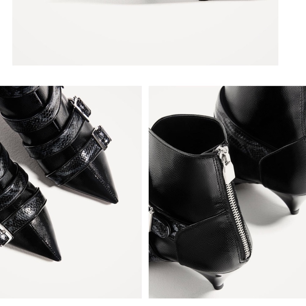 ZARA- REAL leather boots !! ✨🌬🌬🌊💦⭐️ - Picture 5 of 5